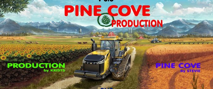 Maps Pine Cove Production RUS  Landwirtschafts Simulator mod