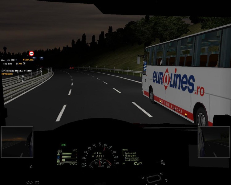 Mirrors mods. ETS индикатор. HUD ETS 2.