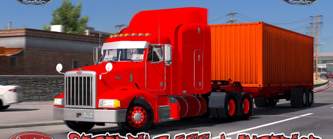 Trucks Peterbilt 377 + Interieur (1.28.x) American Truck Simulator mod