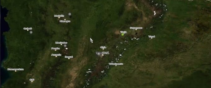 Maps Karte von Kolumbien 1.28.X American Truck Simulator mod