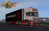 Scania RS 6 series (RJL) Red & White Custom Skin Combo Pack + Accessory Parts Mod Thumbnail