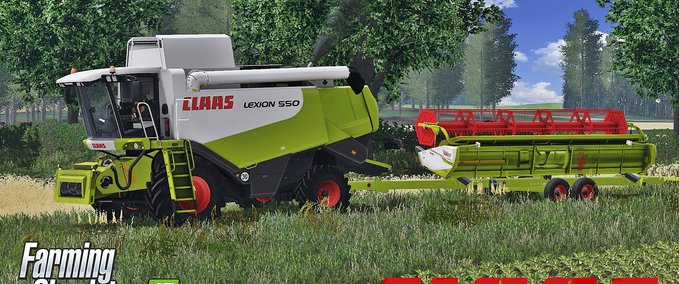Lexion Claas Lexion 550 Landwirtschafts Simulator mod