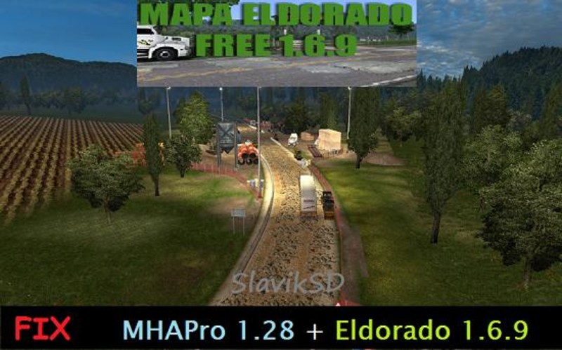 Мод фикс. PROMODS Fix Eldorado. Карта Эльдорадо етс 2 фото.