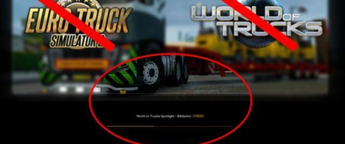 Other IMPROVED LOADING SCREEN - NO LOGO (1.28.X) Eurotruck Simulator mod