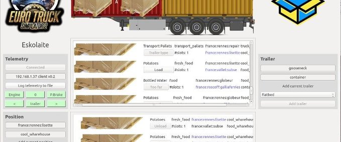 Sonstige CargoWorld – Cargo Management für ETS2 Eurotruck Simulator mod
