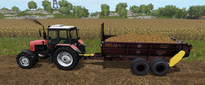 Miststreuer MTT-9 / PRT-7A Landwirtschafts Simulator mod