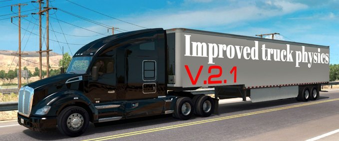 Mods Überarbeitete LKW Fahrphysik (1.29) American Truck Simulator mod