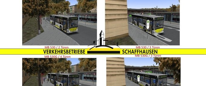 Bus Skins Schaffhausen_MB530_MB530G_Repaint OMSI 2 mod