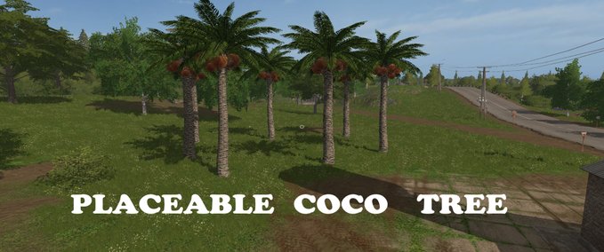 Platzierbare Objekte Placeable Coco Tree Landwirtschafts Simulator mod