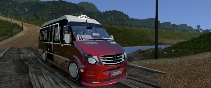Trucks [ATS] Mercedes Benz Sprinter (1.28 - 1.29) American Truck Simulator mod