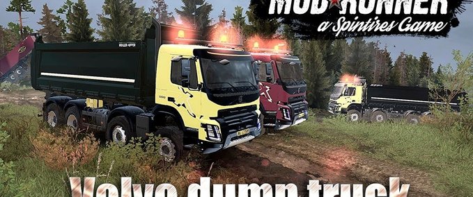 Fahrzeuge Volvo FMX 2014 Dump Truck (26.10.17) für Spin Tires: MudRunner Spintires mod
