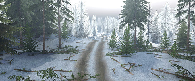 Maps Karte "We Going To Winter"  – SpinTires 03.03.16 Spintires mod