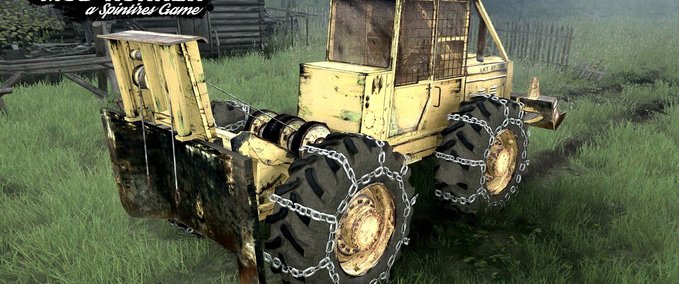 Fahrzeuge Tractor LKT-81 v1.0 (v26.10.17) für SpinTires: MudRunner Spintires mod