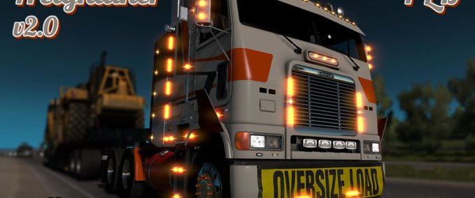 Trucks FREIGHTLINER FLB EDITED von HARVEN (1.28 - 1.29) American Truck Simulator mod