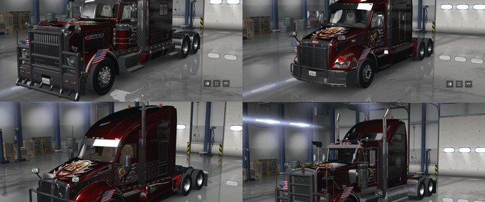 Anbauteile Zusätzliche Tuningmöglichkeiten für SCS LKWs (1.28 - 1.29) American Truck Simulator mod
