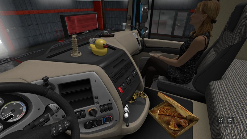 ETS2: Mega Accessory Package by SISL V2.6 (1.27-1.28) v 3.4 Interieurs Mod  für Eurotruck Simulator 2