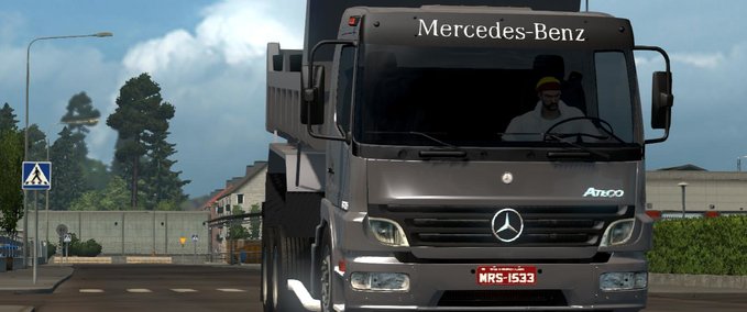 Mercedes MERCEDES BENZ ATEGO 2425 (1.28.X) Eurotruck Simulator mod