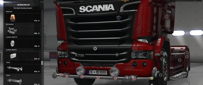 Sonstige Scheinwerfer für alle LKWs, MP geeignet (update) Eurotruck Simulator mod