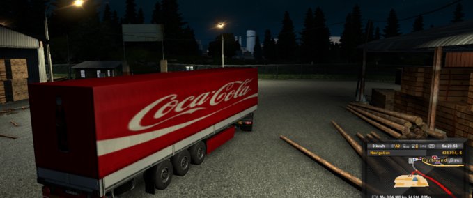 Skins Coca_Cola_Trailer Eurotruck Simulator mod