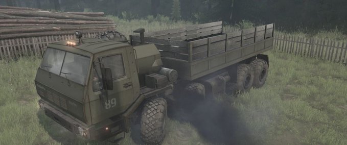 Fahrzeuge Kraz-6316 “Siberia” Truck v11/16/17 - Spintires: MudRunner  Spintires mod