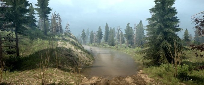 Maps Karte Forest roads 2 - Spintires: MudRunner Spintires mod