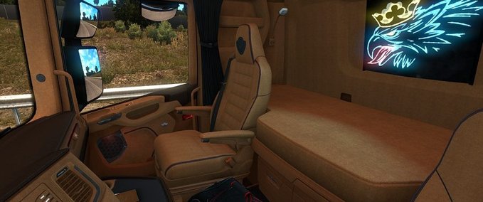 Interieurs Interieur Scania New Generation braun [1.30.x] Eurotruck Simulator mod