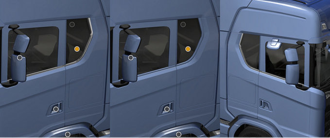 Sonstige Fensterscheiben für Scania Next Gen R & S (1.30.x) Eurotruck Simulator mod