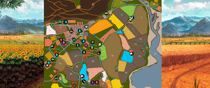 Maps Cantabria Infinita Landwirtschafts Simulator mod