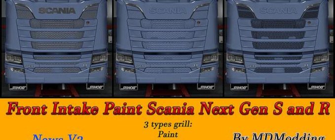 Sonstige Kühlergrillvarianten für Scania Next Gen Eurotruck Simulator mod
