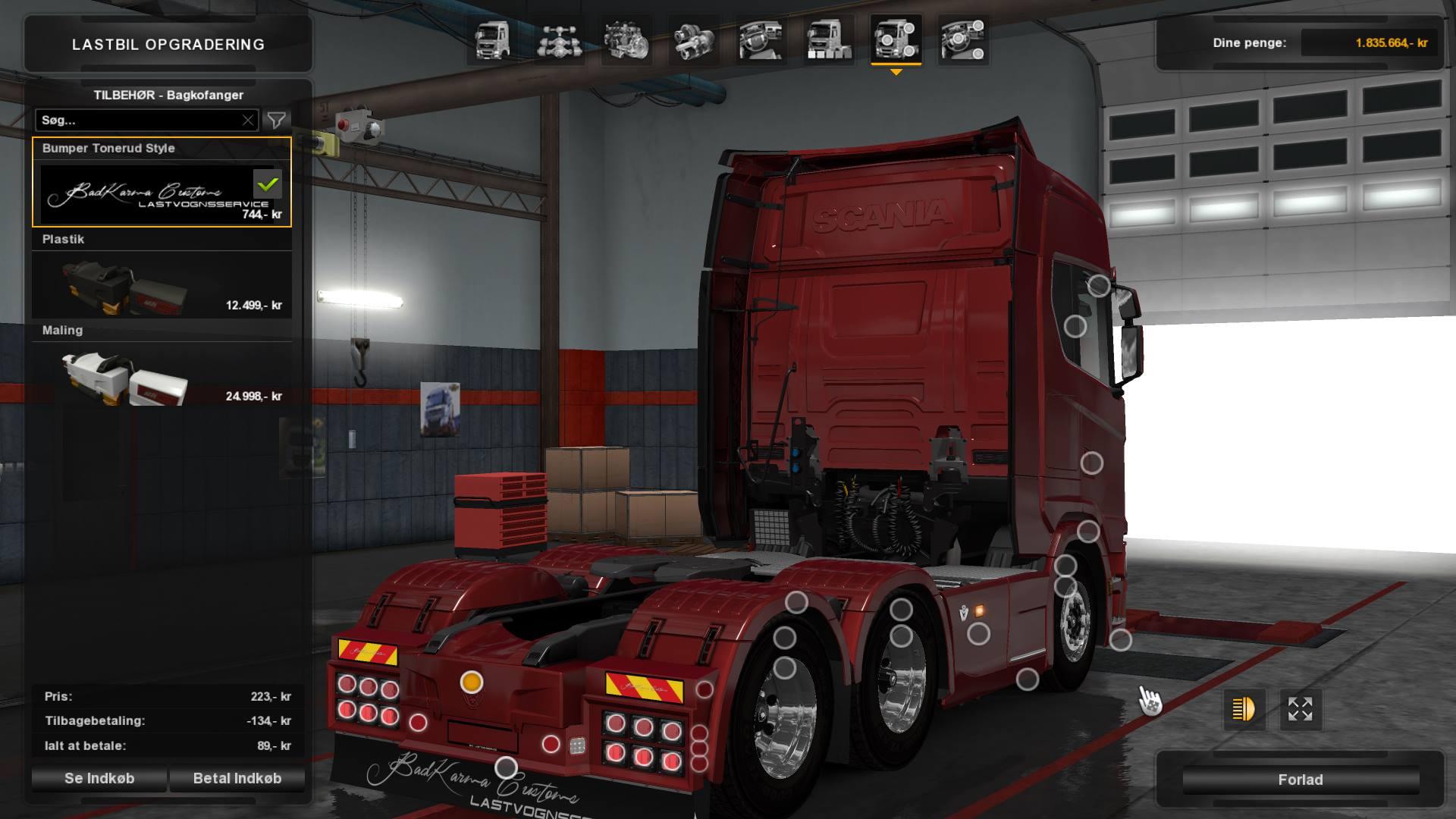 TUNING PACK BY BADKARMA CUSTOMS FOR RJL & SCANIA 2016 (1.28 - 1.30) thumbnail 4