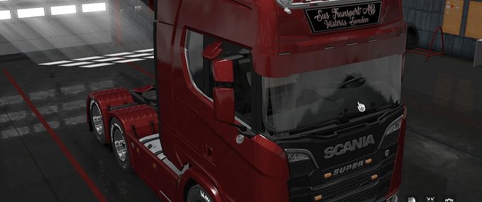 Sonstige Erweiterte Sonnenschutzblende für Next gen Scania Eurotruck Simulator mod
