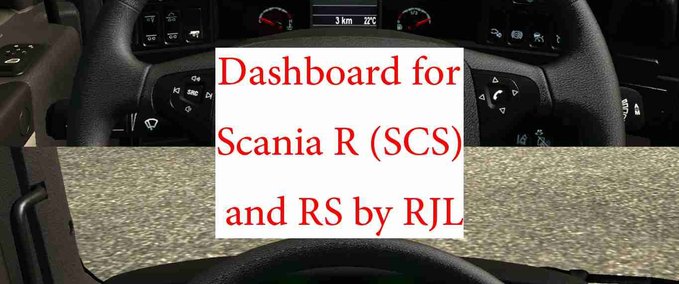 Sonstige Neue Instrumententafel von Honza_CZ für Scania R & S Eurotruck Simulator mod