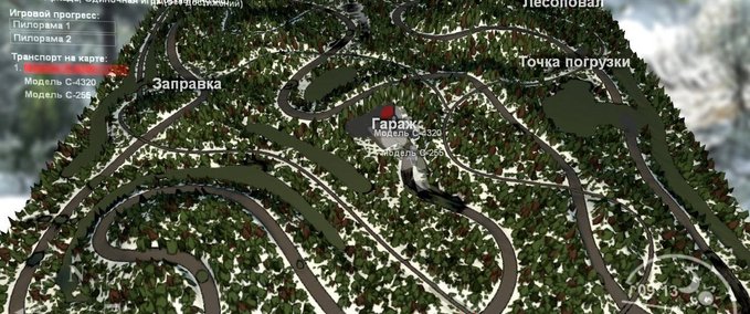 Maps Karte "At 5 Minutes" für SpinTires (v03.03.16) Spintires mod