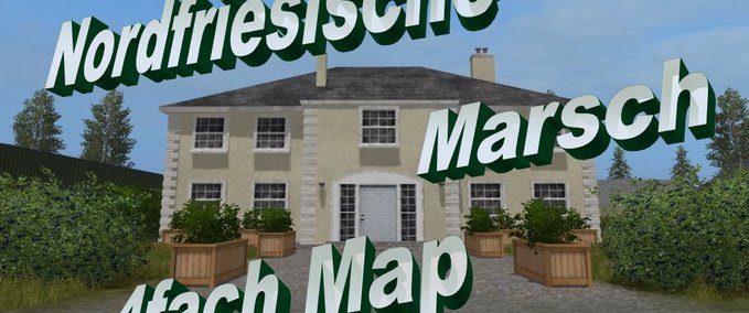 Nordfriesische Marsch 4fach map Mod Image