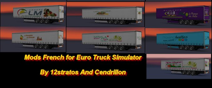 Trailer Anhängerpaket "Früchte und Gemüse" (1.28 - 1.30) Eurotruck Simulator mod