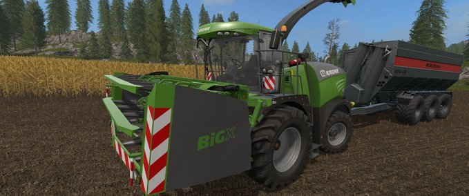 Schneidwerke & Schneidwerkswagen Krone Big X Schneidwerke als Special Edition Landwirtschafts Simulator mod