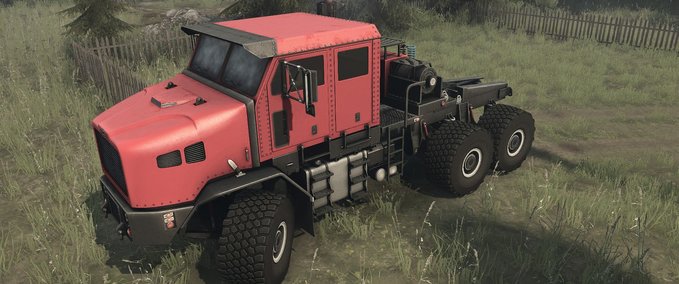 Fahrzeuge OSHKOSH M1070 HET RED - SPINTIRES: MUDRUNNER Spintires mod