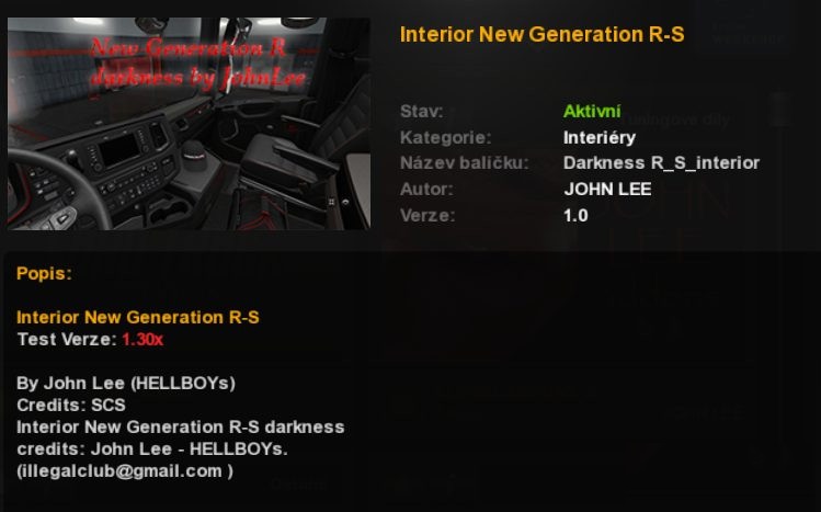 Darkness R&S Interior - Thumbnail 1