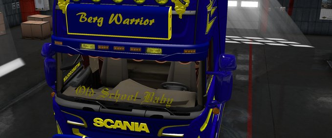 Skins Scania Berg Warrior Eurotruck Simulator mod