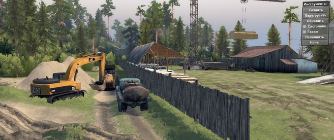 Maps Karte «BORA-BORA 2» - SPIN TIRES V03.03.16 Spintires mod