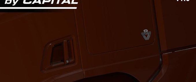 Sonstige V8 Kabinen badges für NextGen Scanias Eurotruck Simulator mod