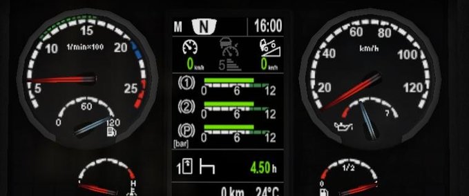 Sonstige Scania Dashboard Computer 1.30.x Eurotruck Simulator mod