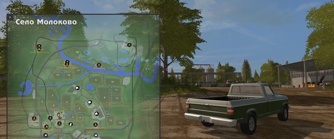 Maps Dorf Molokovo Landwirtschafts Simulator mod