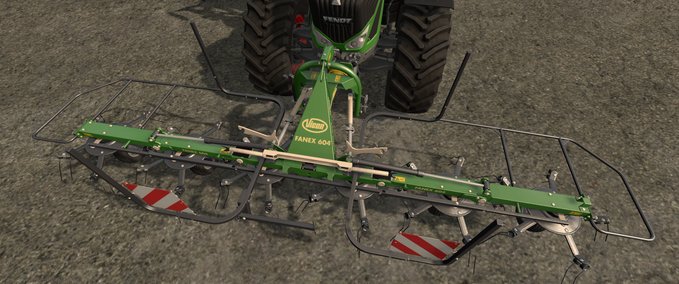 Tedders Fanex 604 Front Attacher Version + Colorchoice Farming Simulator mod