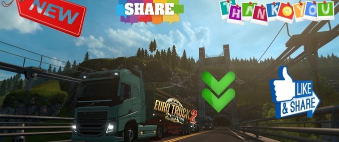 Sonstige HQ Umgebung und Straßen Eurotruck Simulator mod