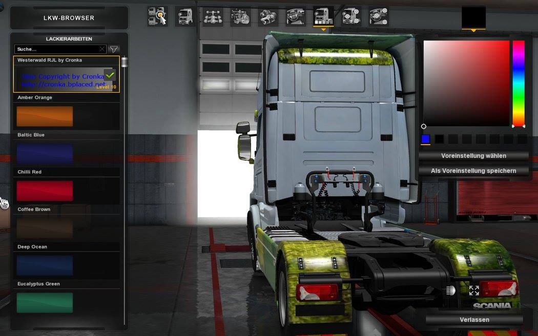 Westerwald Skin für den Scania RJL - Thumbnail 1
