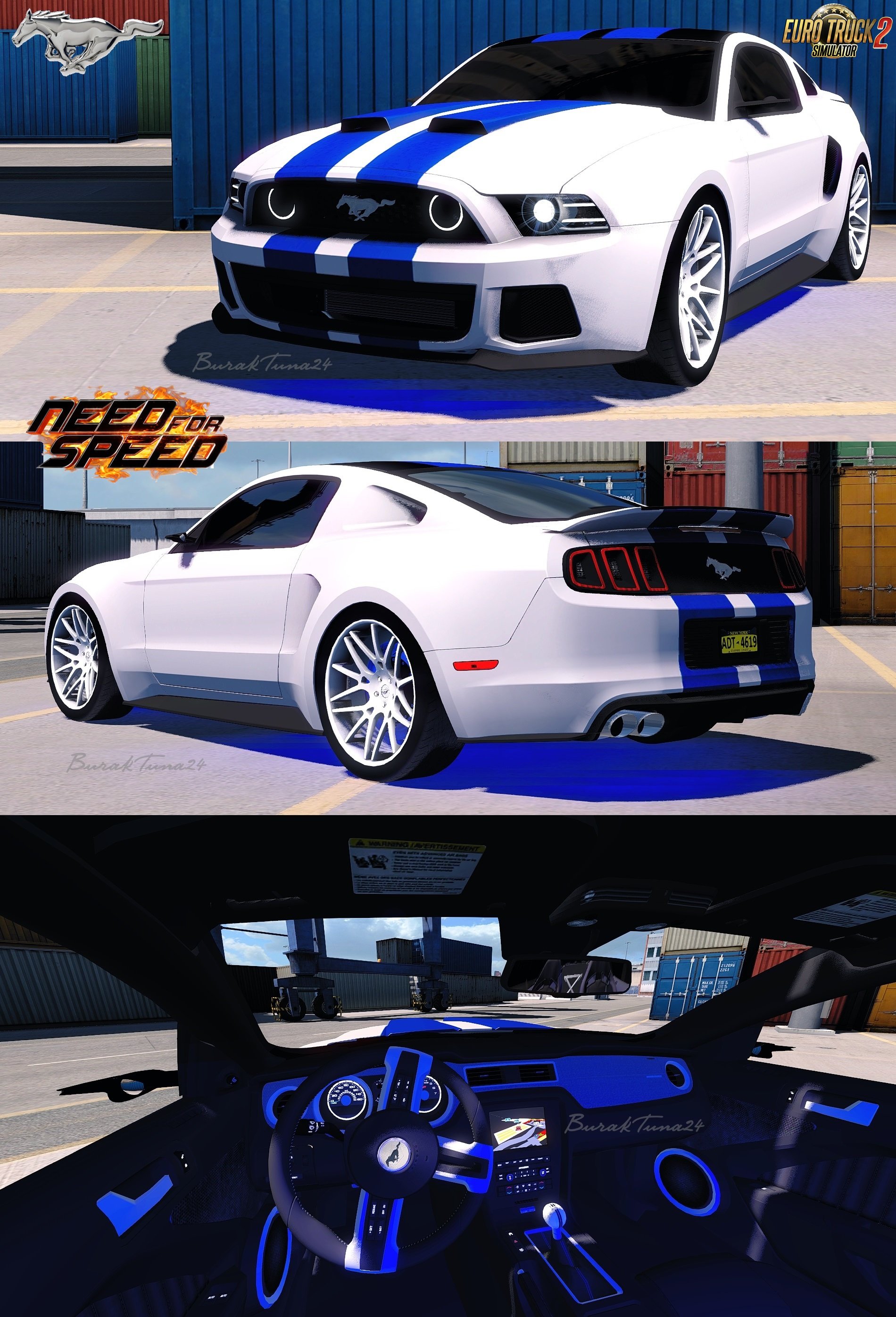 Ford Mustang NfS + Interior v1.0 by BurakTuna24 (1.30.x) thumbnail 2