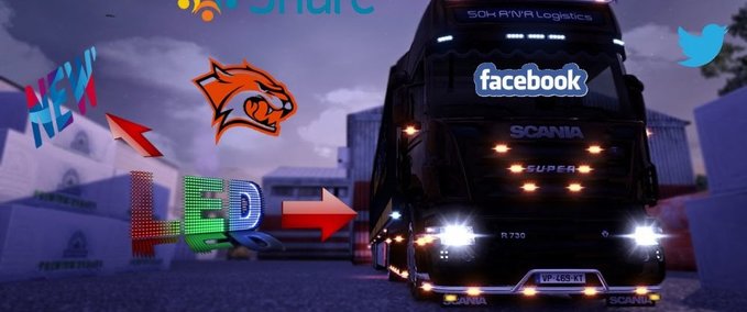 Sonstige Advanced Flash Lights for all Trucks Eurotruck Simulator mod