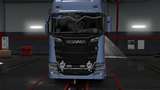 LED Plate & Grill & Curtain & Logo (Mighty_Griffin) For scania S 2016 Mod Thumbnail