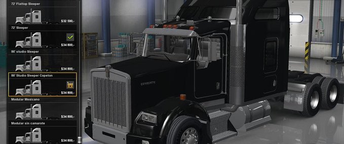 Trucks KENWORTH T800 LITE VON CERRITOS [1.29.x] American Truck Simulator mod